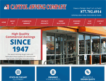 Tablet Screenshot of capitolawning.com